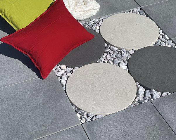 Stoneworks-abode-circle-charcoal-steel – Smart Stone Blocks & Pavers ...